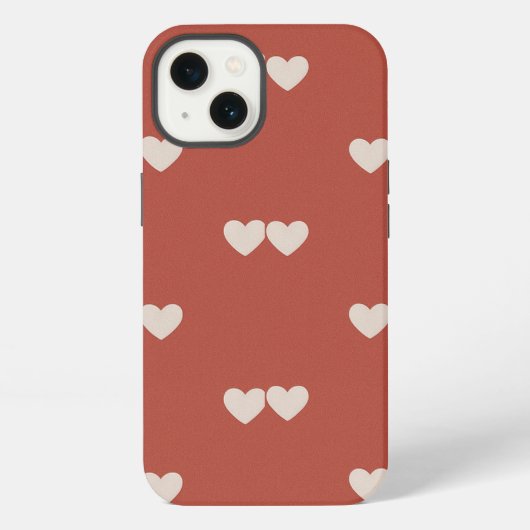 CAPA PARA CELULAR EM DESIGN DE CORAÇÃO  iPhoneケース (裏面)