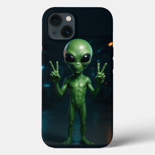 CAPA PARA CELULAR Extraterrestre futurista Case-Mate iPhoneケース (裏面)