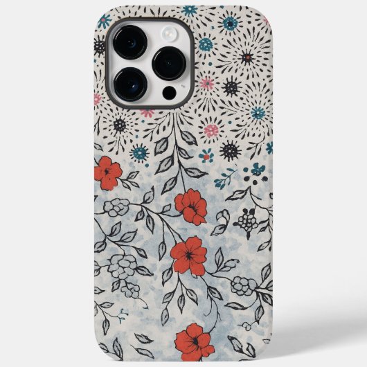 Capa para celular florais artístico  Case-Mate iPhoneケース (裏面)