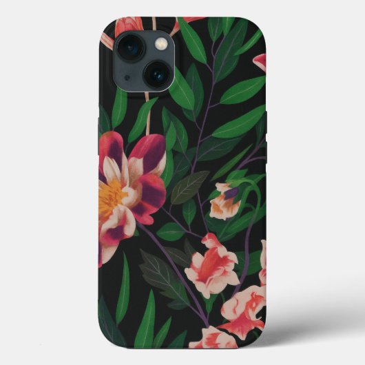 capa para celular Floral em design Case-Mate iPhoneケース (裏面)