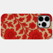 capa para celular Floral Vermelho em design  Case-Mate iPhoneケース (裏面 (横))