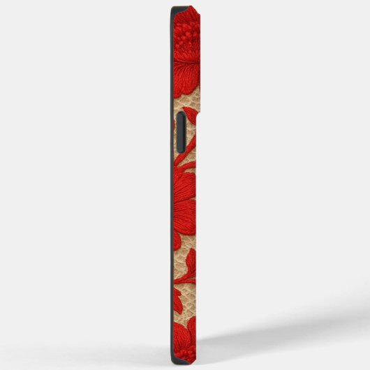 capa para celular Floral Vermelho em design Case-Mate iPhoneケース (裏面 / 右)