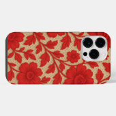 capa para celular Floral Vermelho em design iPhoneケース (裏面横)