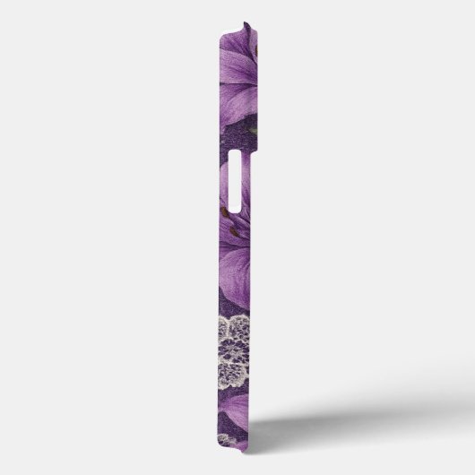 Capa para celular lírios e renda design  Case-Mate iPhoneケース (裏面 / 右)