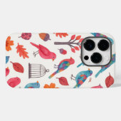 Capa para celular Pássaros e Flores DESING Case-Mate iPhoneケース (裏面 (横))