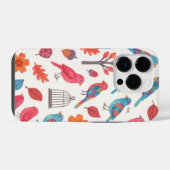 Capa para celular Pássaros e Flores DESING iPhoneケース (裏面横)