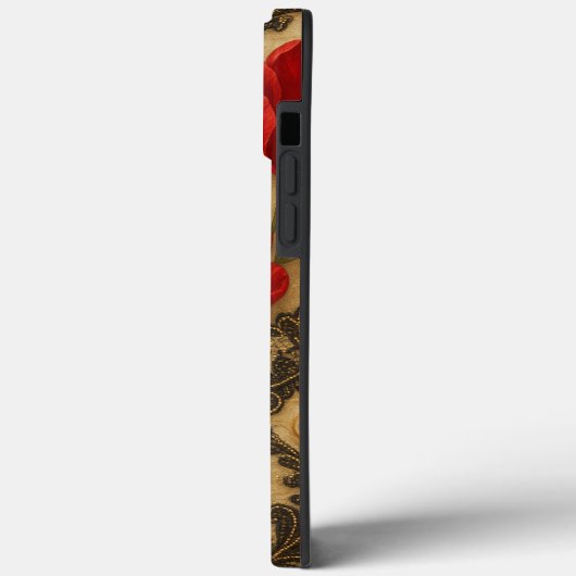 Capa para celular Tulipas e Renda  DESIGN  Case-Mate iPhoneケース (裏面 / 左)