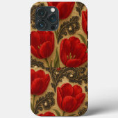 Capa para celular Tulipas e Renda  DESIGN  Case-Mate iPhoneケース (裏面)