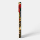 Capa para celular Tulipas e Renda DESIGN iPhoneケース (左側面)