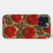 Capa para celular Tulipas e Renda DESIGN iPhoneケース (裏面横)