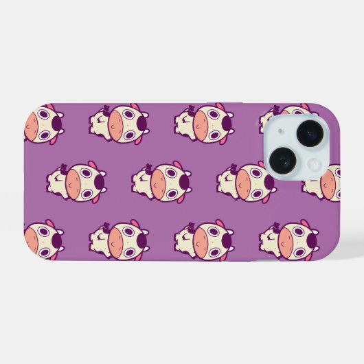 Capa para celular - Vaquinha iPhone 15ケース (裏面横)
