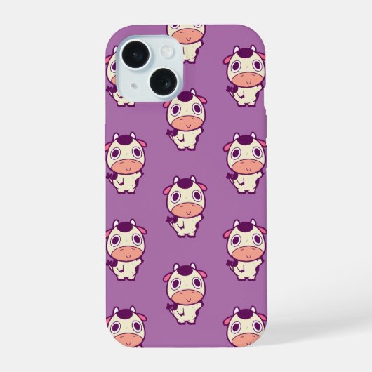 Capa para celular - Vaquinha iPhone 15ケース (裏面)