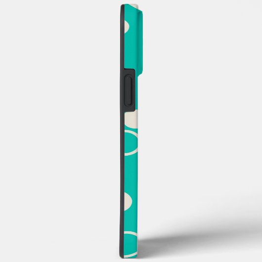 CAPA PARA DESIGN Padrão Gráfico em Turquesa Case-Mate iPhoneケース (裏面 / 右)