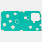 CAPA PARA DESIGN Padrão Gráfico em Turquesa Case-Mate iPhoneケース (裏面 (横))