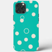 CAPA PARA DESIGN Padrão Gráfico em Turquesa Case-Mate iPhoneケース (裏面)