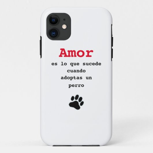 Capa para Iphone adoptar un perro Case-Mate iPhoneケース (裏面)