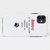 Capa para Iphone adoptar un perro Case-Mate iPhoneケース (裏面(横))