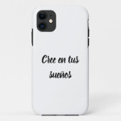 Capa para Iphone cree en tus sueños Case-Mate iPhoneケース (裏面)