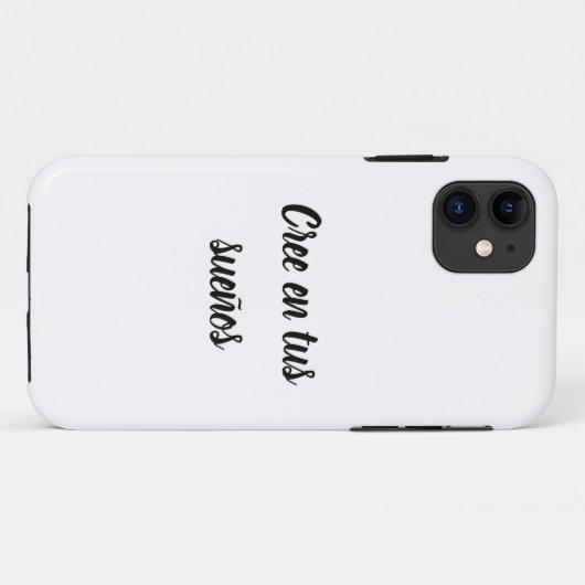 Capa para Iphone cree en tus sueños Case-Mate iPhoneケース (裏面(横))