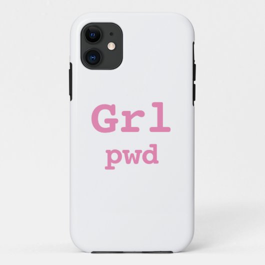 Capa para iphone Grl pwd Case-Mate iPhoneケース (裏面)