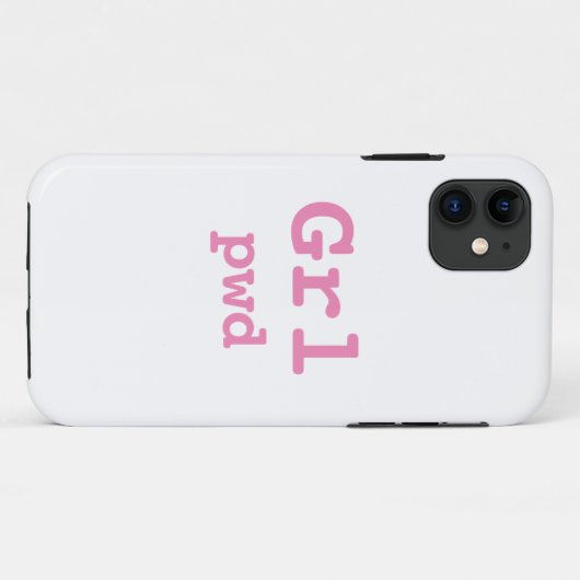 Capa para iphone Grl pwd Case-Mate iPhoneケース (裏面(横))