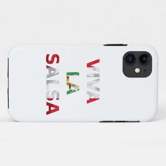 Capa para Iphone Viva la salsa Perú Case-Mate iPhoneケース (裏面(横))