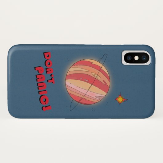 Capa para iPhone X, Don't Panic Case-Mate iPhoneケース (裏面(横))