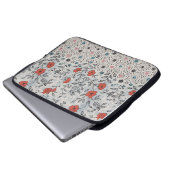 Capa para laptop florais artístico  ラップトップスリーブ (正面下部)