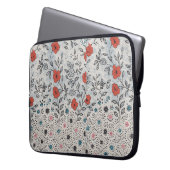 Capa para laptop florais artístico  ラップトップスリーブ (正面左)