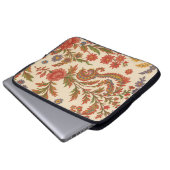 Capa para laptop Flores de Zínnia em artes ラップトップスリーブ (正面下部)