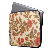 Capa para laptop Flores de Zínnia em artes ラップトップスリーブ (正面左)