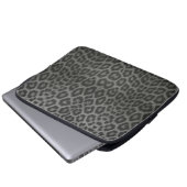 Capa para laptop Textura de Pele de Leopardo ラップトップスリーブ (正面下部)