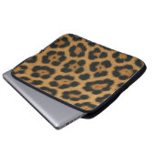 Capa para laptop Textura de Pele de Leopardo  ラップトップスリーブ (正面下部)