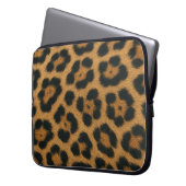 Capa para laptop Textura de Pele de Leopardo  ラップトップスリーブ (正面左)
