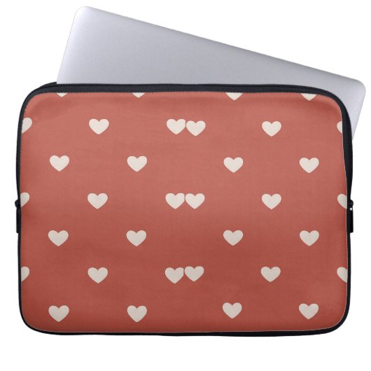 Capa para notebook EM DESIGN DE CORAÇÃO ラップトップスリーブ (正面)
