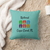 Cape 退職した Coral、FL クッション (ブランケット)