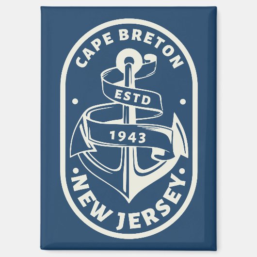 Cape Breton Anchor Magnet マグネット (正面)