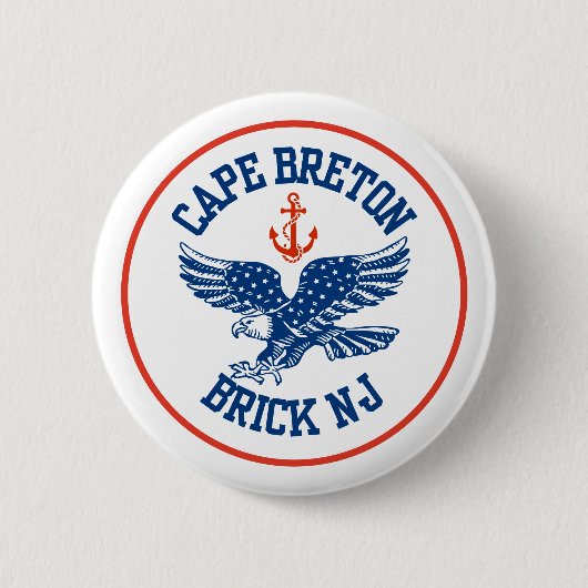 Cape Breton Eagle Pin 缶バッジ (正面)