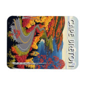 Cape Breton Island Canada Wildflowers マグネット (横)