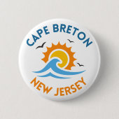 Cape Breton Sunny Button 缶バッジ (正面)