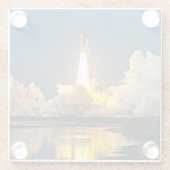 Cape Canaveral Florida Launch Pad ガラスコースター (裏面)
