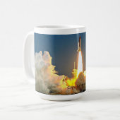 Cape Canaveral Florida Launch Pad コーヒーマグカップ (正面左)