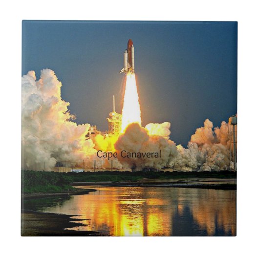 Cape Canaveral Florida Launch Pad タイル (正面)