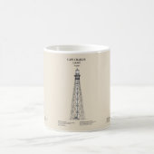 Cape Charles Light house – バージニア州 – SBD コーヒーマグカップ (中央)