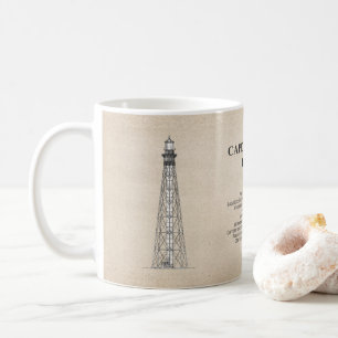 Cape Charles Light house – バージニア州 – SBD コーヒーマグカップ