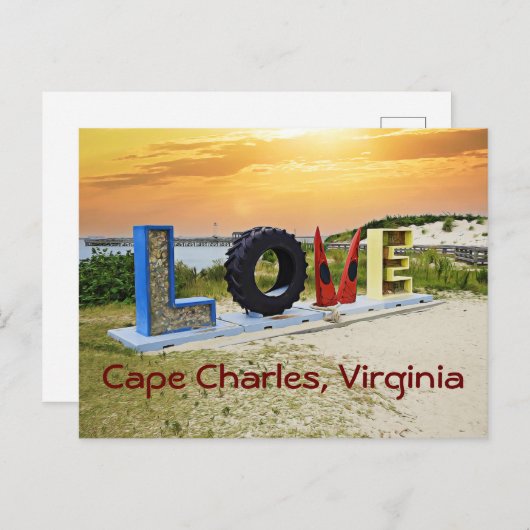 Cape Charles Virginia ポストカード (正面/裏面)