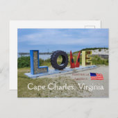Cape Charles Virginia – 歴史アメリカ ポストカード (正面/裏面)