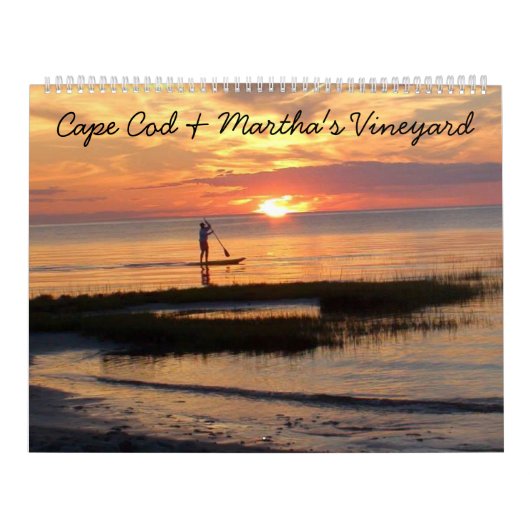Cape CodとMartha's Vineyardの写真 カレンダー (カバー)