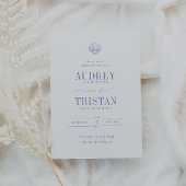 CAPE CODコースタルブルー結婚ズ 招待状