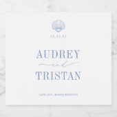 CAPE COD沿岸結婚部 スパークリングワインラベル (シングルラベル)